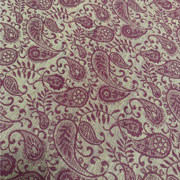 100% Estonian Linen Paisley Tablecloth Round 68” - Picture 2 of 6